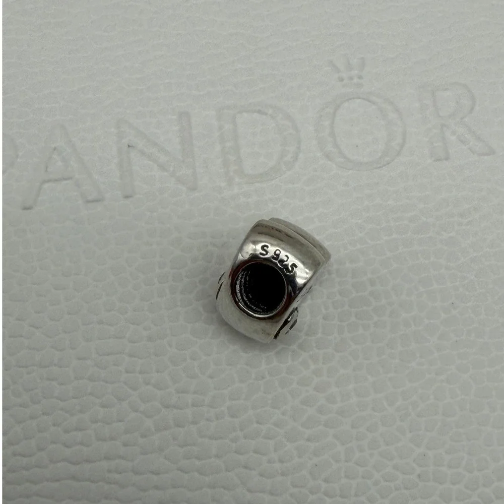 Pandora Sister Heart Charm - Pink Crystal Sterling Silver S925 - NWT‎